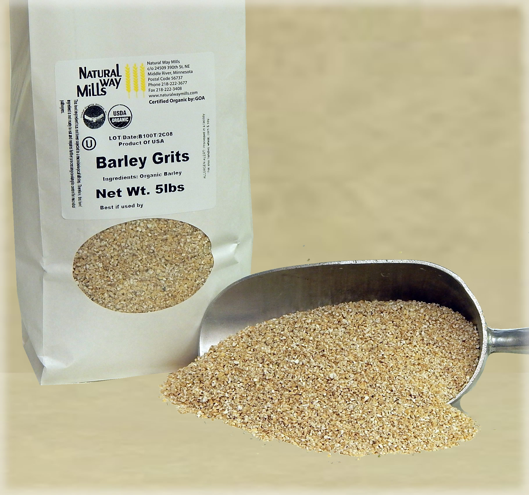 Organic Barley Grits