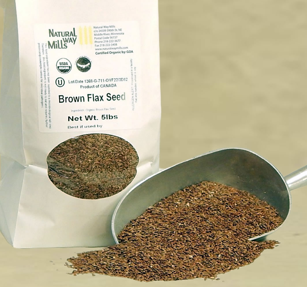 Organic Brown Flax Seed