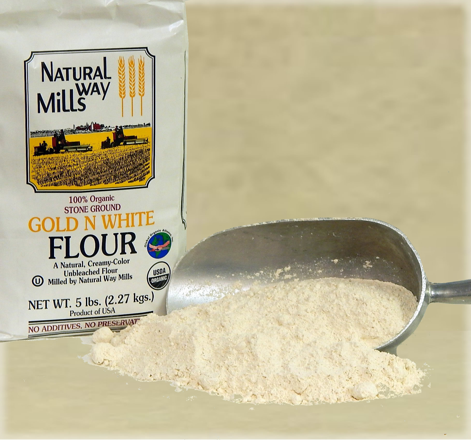 Organic Gold N White Flour