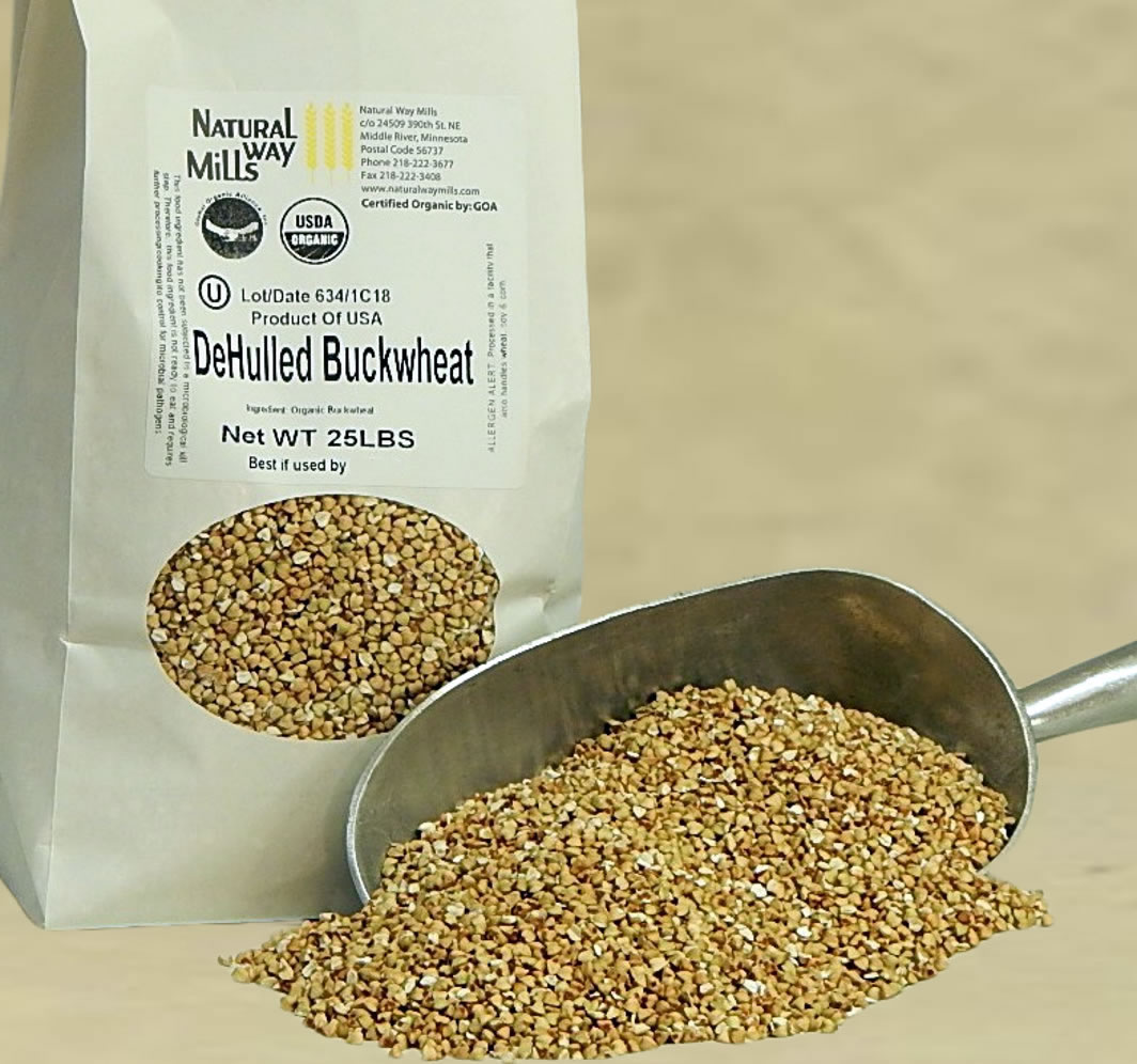 Organic Dehulled Buckwheat (GROATS)